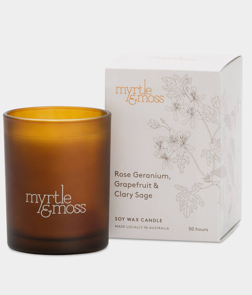 Myrtle and Moss Rose Candle