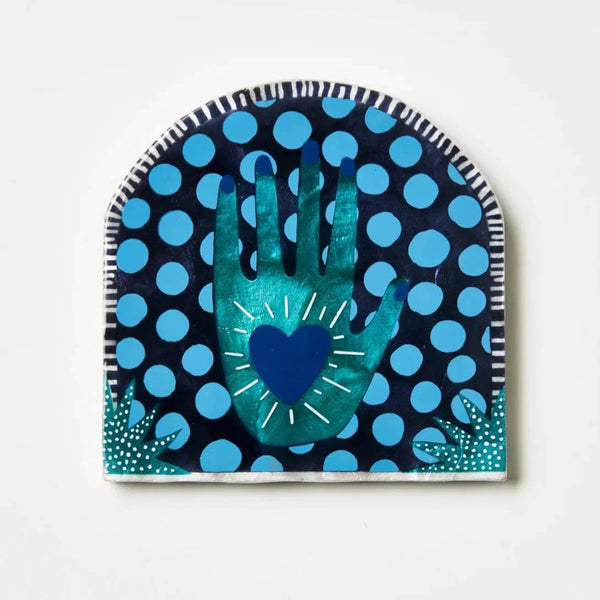 Hand tile hanger Navy LittleLintons