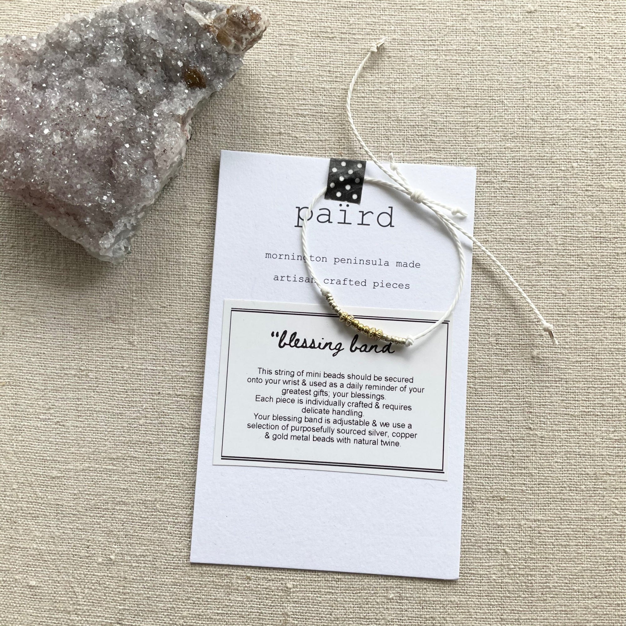 Paird blessing bands White Paird